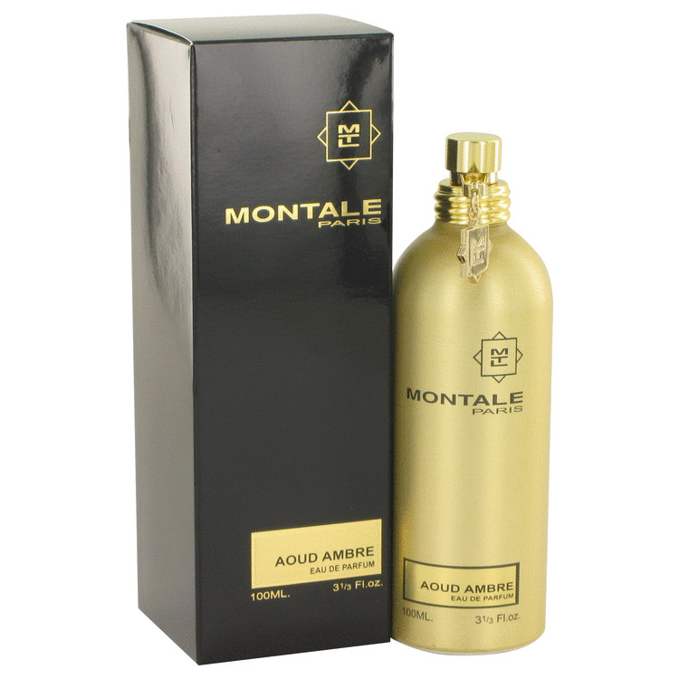 Montale Aoud Ambre by Montale Eau De Parfum Spray (Unisex) 3.4 oz Women