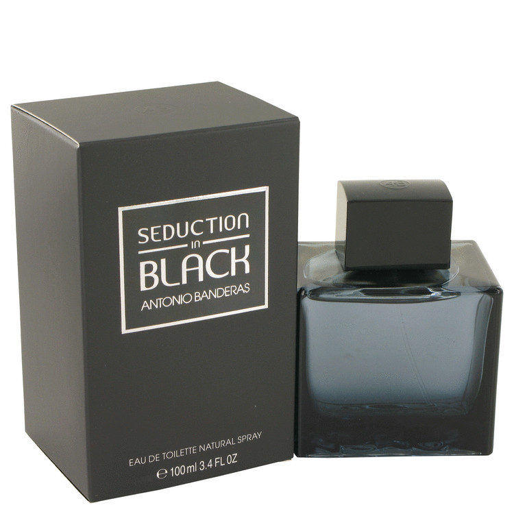 Seduction In Black by Antonio Banderas Eau De Toilette Spray 3.4 oz Men