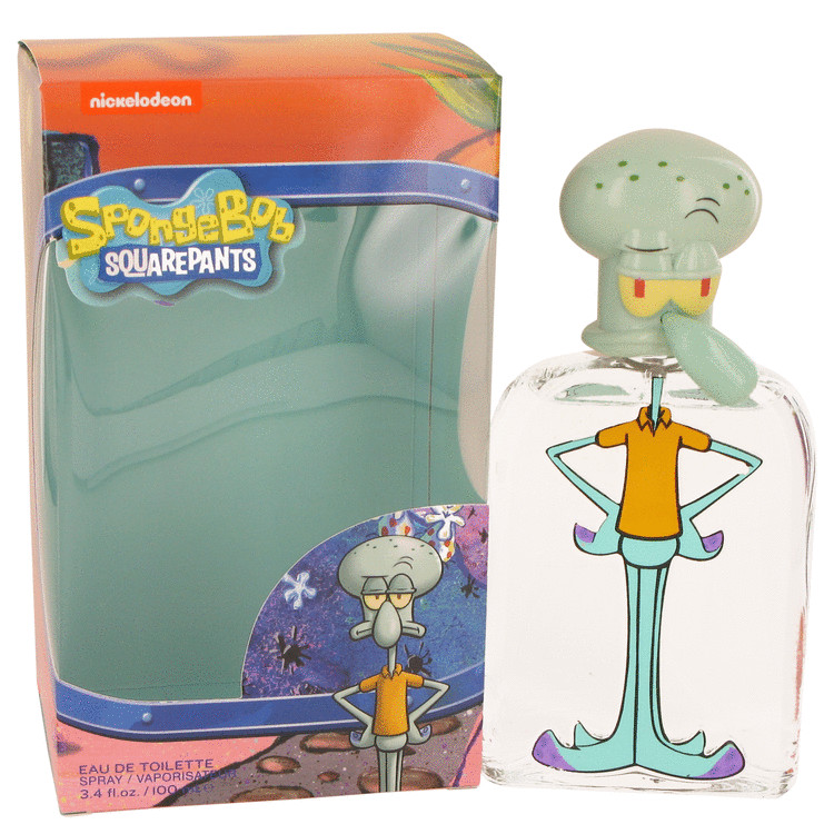 Spongebob Squarepants Squidward by Nickelodeon Eau De Toilette Spray 3.4 oz Men