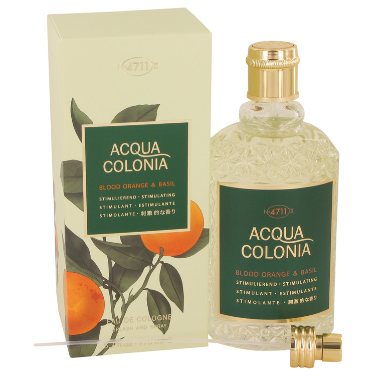 4711 Acqua Colonia Blood Orange & Basil by Maurer & Wirtz Eau De Cologne Spray (Unisex) 5.7 oz Women