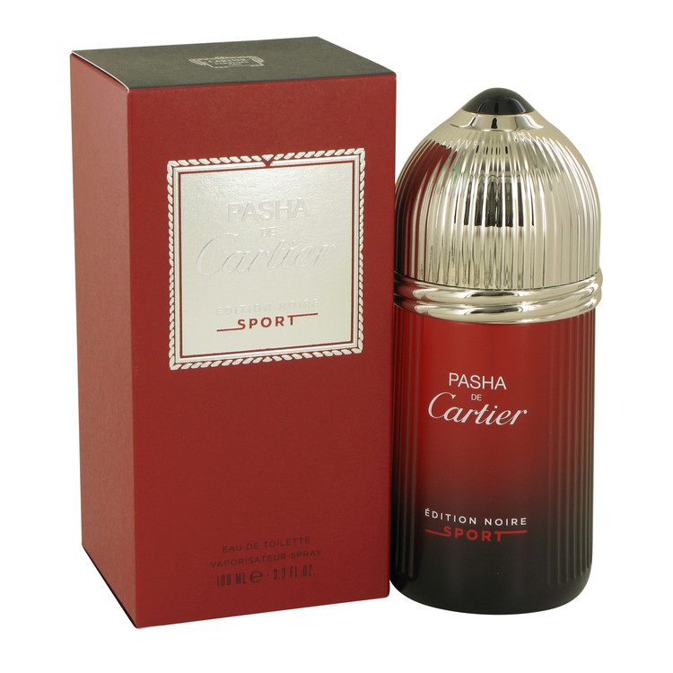 Pasha De Cartier Noire Sport by Cartier Eau De Toilette Spray 3.3 oz Men