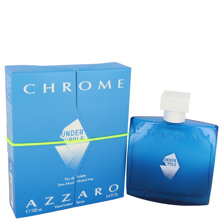 Chrome Under The Pole by Azzaro Eau De Toilette Spray 3.4 oz Men