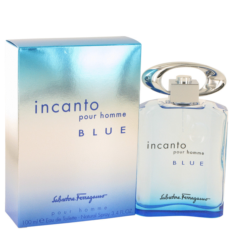 Incanto Blue by Salvatore Ferragamo Eau De Toilette Spray 3.4 oz Men