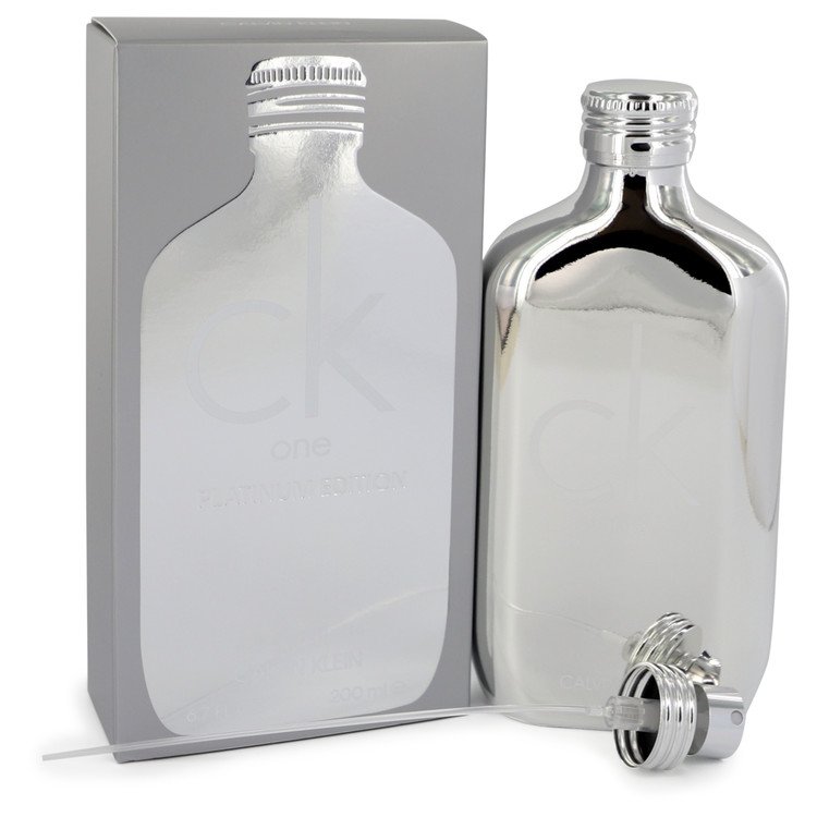 CK One Platinum by Calvin Klein Eau De Toilette Spray (Unisex) 6.7 oz Women