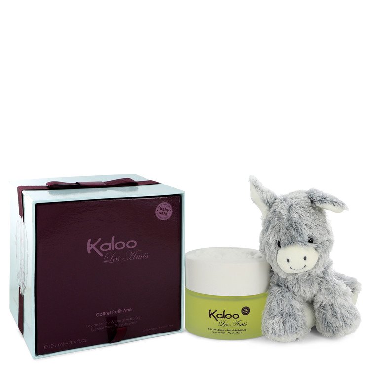 Kaloo Les Amis by Kaloo Eau De Senteur Spray / Room Fragrance Spray (Alcohol Free) + Free Fluffy Donkey 3.4 oz Men