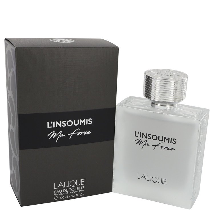 L'Insomis Ma Force by Lalique Eau De Toilette Spray 3.3 oz Men