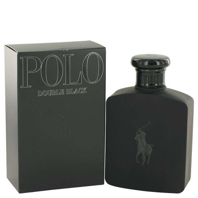 Polo Double Black by Ralph Lauren Eau De Toilette Spray 4.2 oz Men