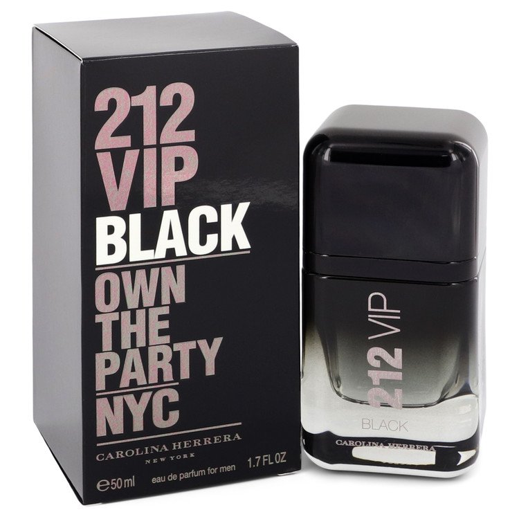 212 VIP Black by Carolina Herrera Eau De Parfum Spray 1.7 oz Men