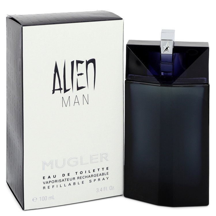 Alien Man by Thierry Mugler Eau De Toilette Refillable Spray 3.4 oz Men