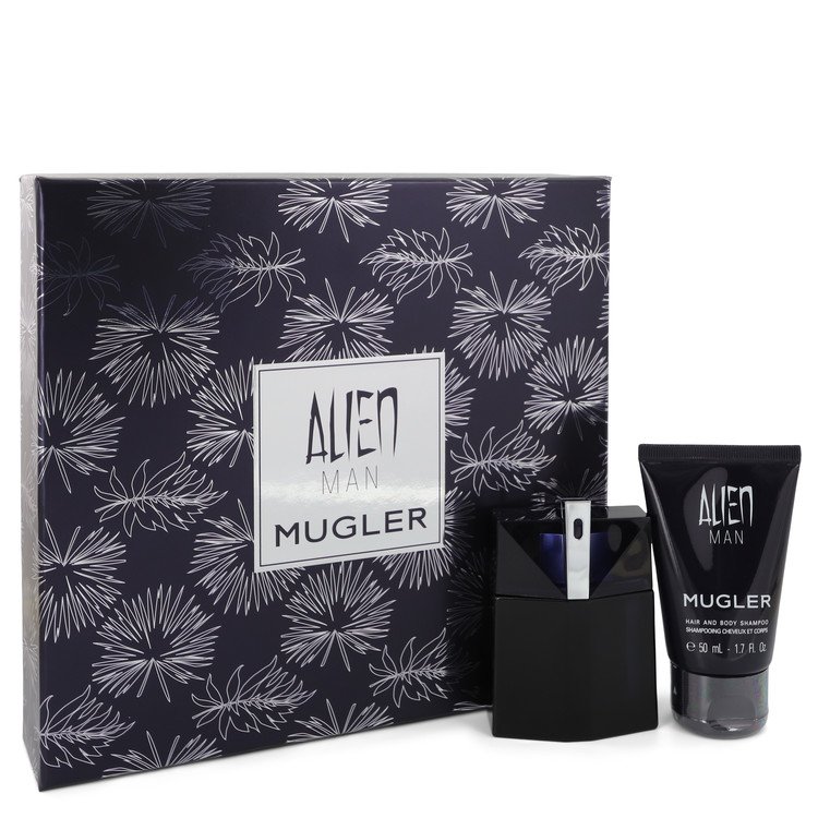 Alien Man by Thierry Mugler Gift Set -- 1.7 oz Eau De Toilette Spray Refillable 1.7 oz Hair & Body Shampoo Men