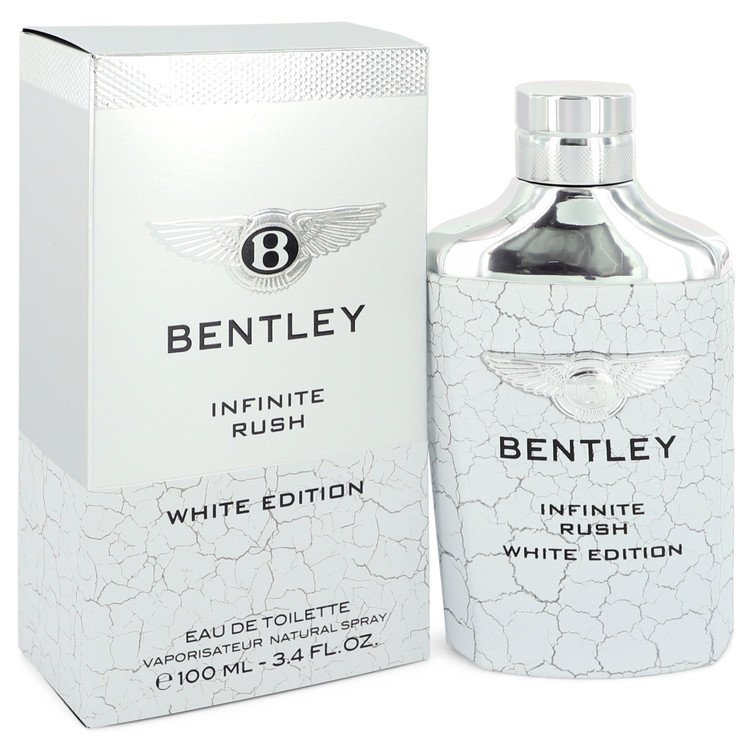 Bentley Infinite Rush by Bentley Eau De Toilette Spray (White Edition) 3.4 oz Men