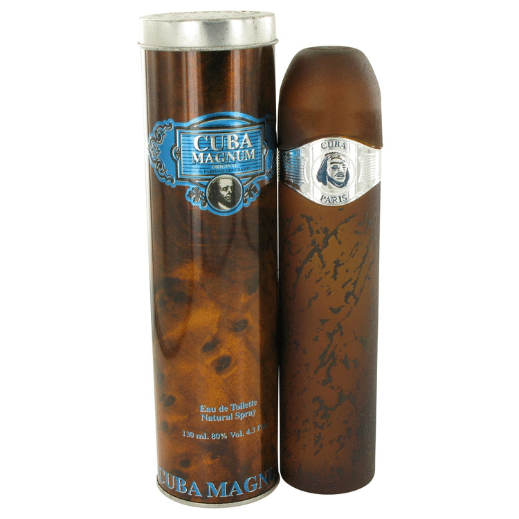 Cuba Magnum Blue by Fragluxe Eau De Toilette Spray 4.3 oz Men