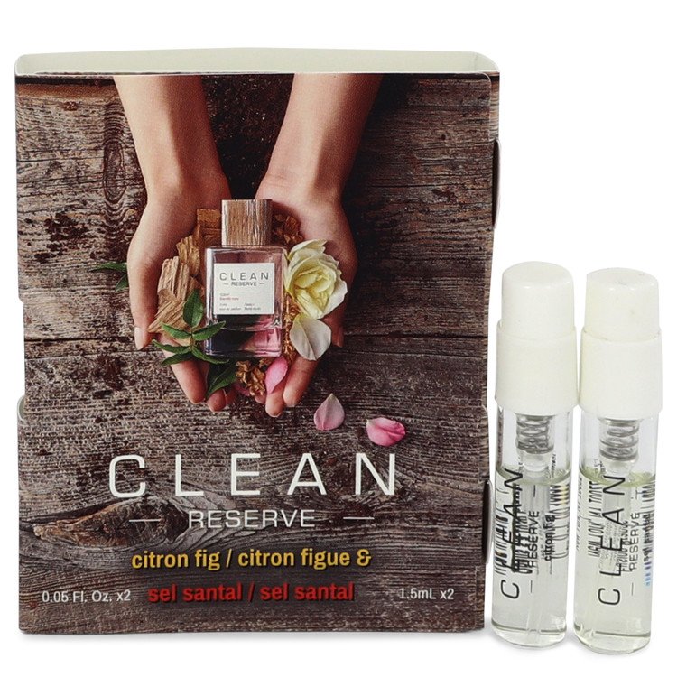 Clean Reserve Citron Fig by Clean Vial Set Includes Citron Fig and Sel Santal .05 oz Women
