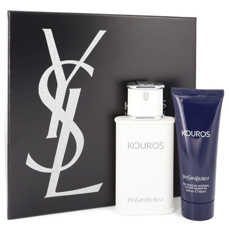 KOUROS by Yves Saint Laurent Gift Set -- 3.3 oz Eau De Toilette Spray + 3.3 oz Shower Gel Men