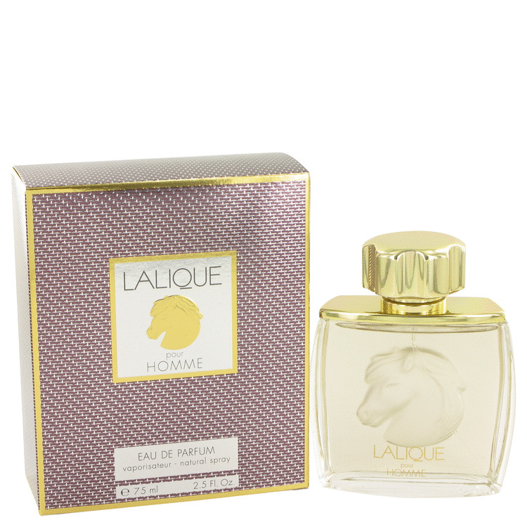 LALIQUE by Lalique Eau De Parfum Spray (Horse Head) 2.5 oz Men
