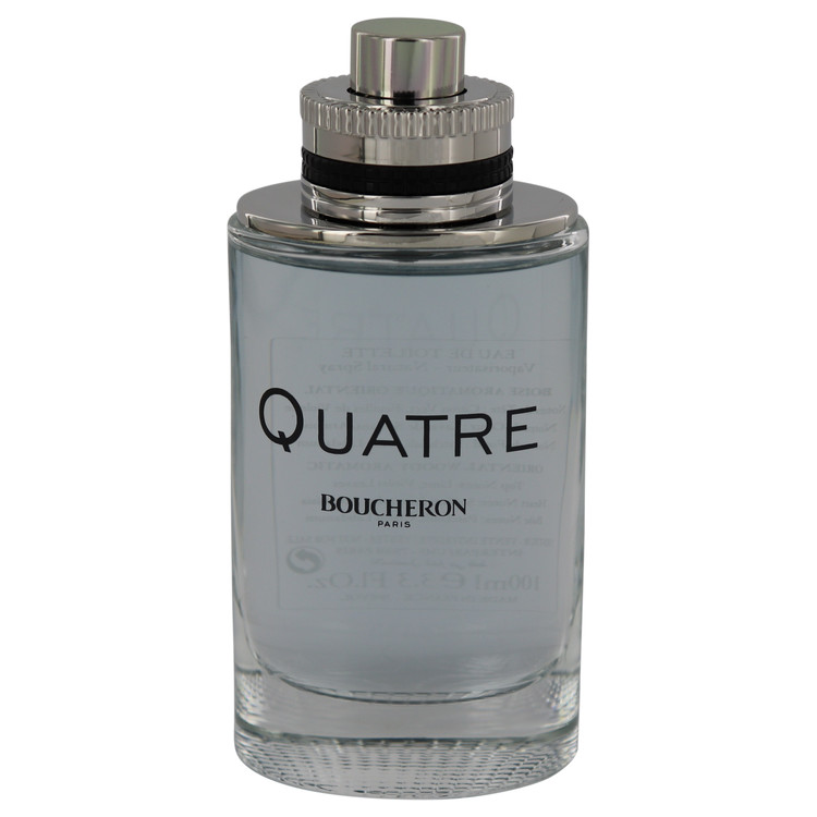 Quatre by Boucheron Eau De Toilette Spray (Tester) 3.4 oz Men