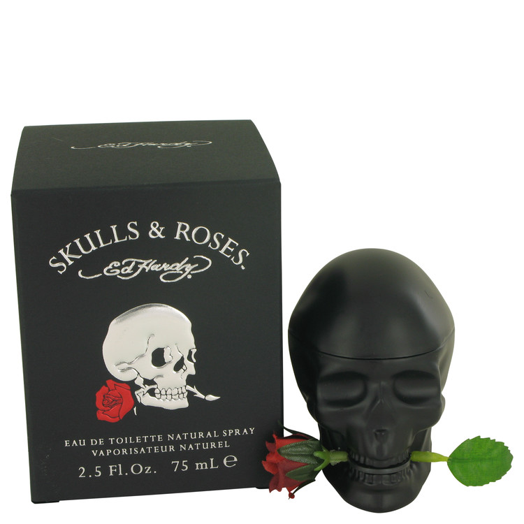 Skulls & Roses by Christian Audigier Eau De Toilette Spray 2.5 oz Men