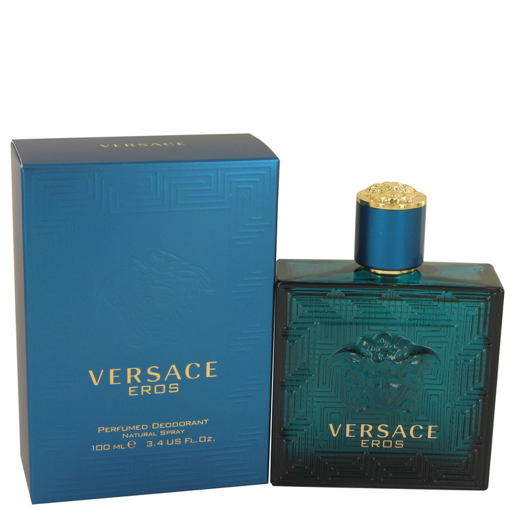 Versace Eros by Versace Deodorant Spray 3.4 oz Men