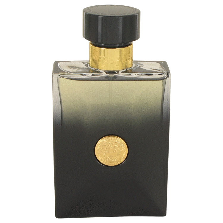 Versace Pour Homme Oud Noir by Versace Eau De Parfum Spray (Tester) 3.4 oz Men
