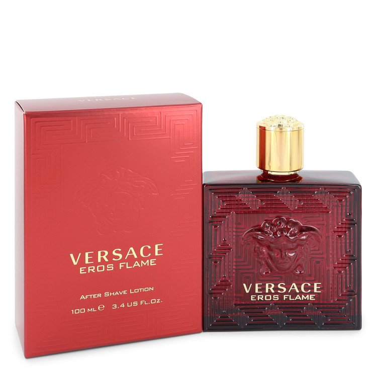 Versace Eros Flame by Versace After Shave Lotion 3.4 oz Men