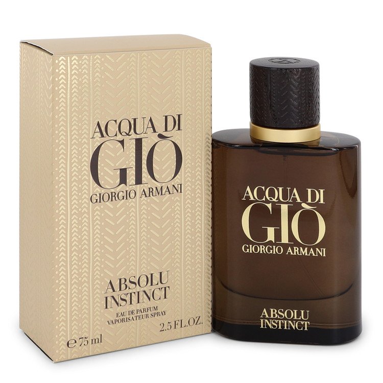 Acqua Di Gio Absolu Instinct by Giorgio Armani Eau De Parfum Spray 2.5 oz Men