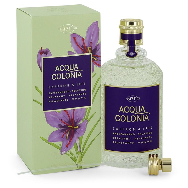 4711 Acqua Colonia Saffron & Iris by Maurer & Wirtz Eau De Cologne Spray 5.7 oz Women