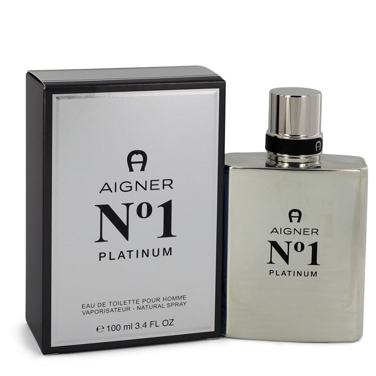 Aigner No. 1 Platinum by Etienne Aigner Eau De Toilette Spray 3.4 oz Men
