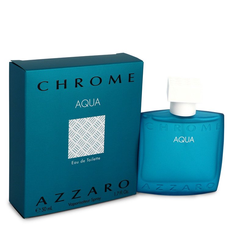 Chrome Aqua by Azzaro Eau De Toilette Spray 1.7 oz Men