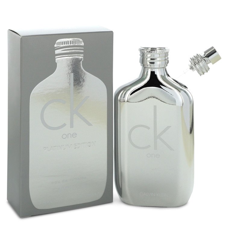 CK One Platinum by Calvin Klein Eau De Toilette Spray (Unisex) 3.4 oz Women
