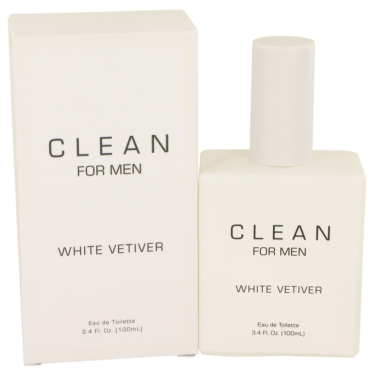 Clean White Vetiver by Clean Eau De Toilette Spray 3.4 oz Men
