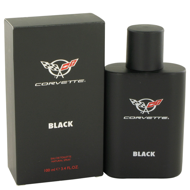 Corvette Black by Vapro International Eau De Toilette Spray 3.4 oz Men