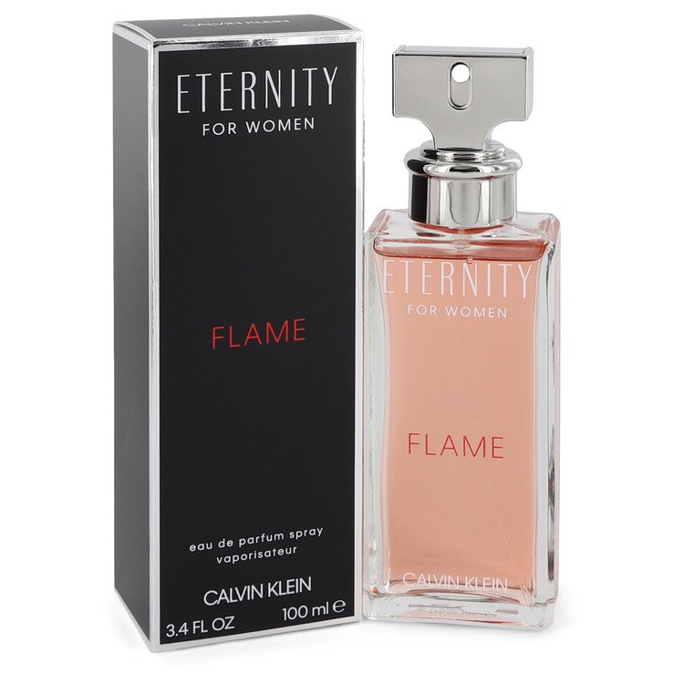 Eternity Flame by Calvin Klein Eau De Parfum Spray 3.4 oz Women
