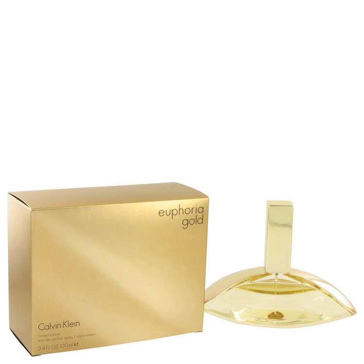 Euphoria Gold by Calvin Klein Eau De Parfum Spray (Limited Edition) 3.4 oz Women