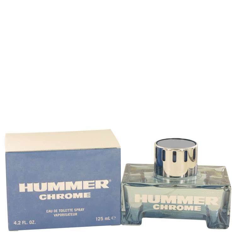 Hummer Chrome by Hummer Eau De Toilette Spray 4.2 oz Men