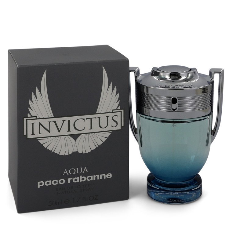 Invictus Aqua by Paco Rabanne Eau De Toilette Spray 1.7 oz Men