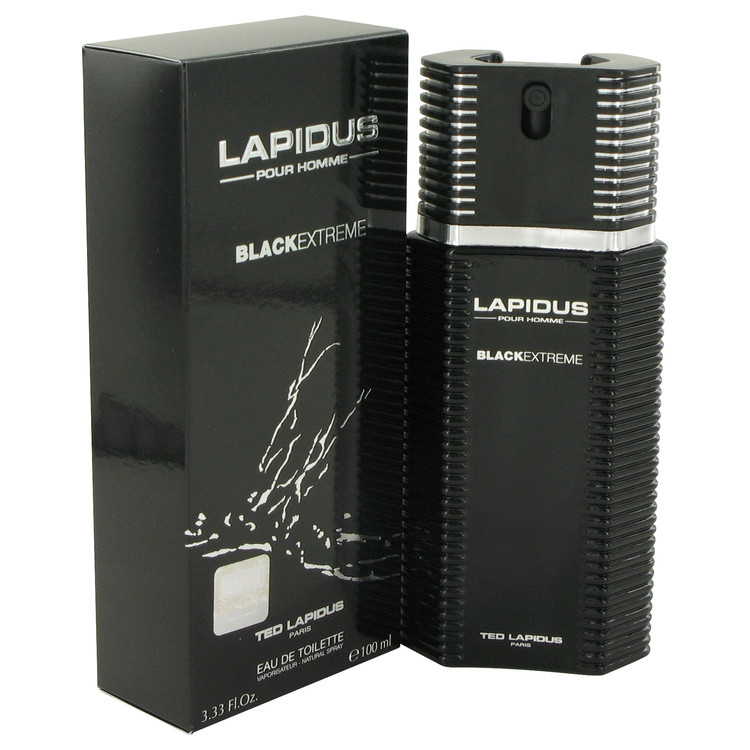 Lapidus Black Extreme by Ted Lapidus Eau De Toilette Spray 3.4 oz Men