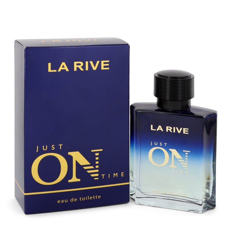 La Rive Just On Time by La Rive Eau De Toilette Spray 3.3 oz Men