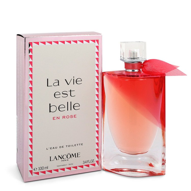 La Vie Est Belle En Rose by Lancome L'eau De Toilette Spray 3.4 oz Women