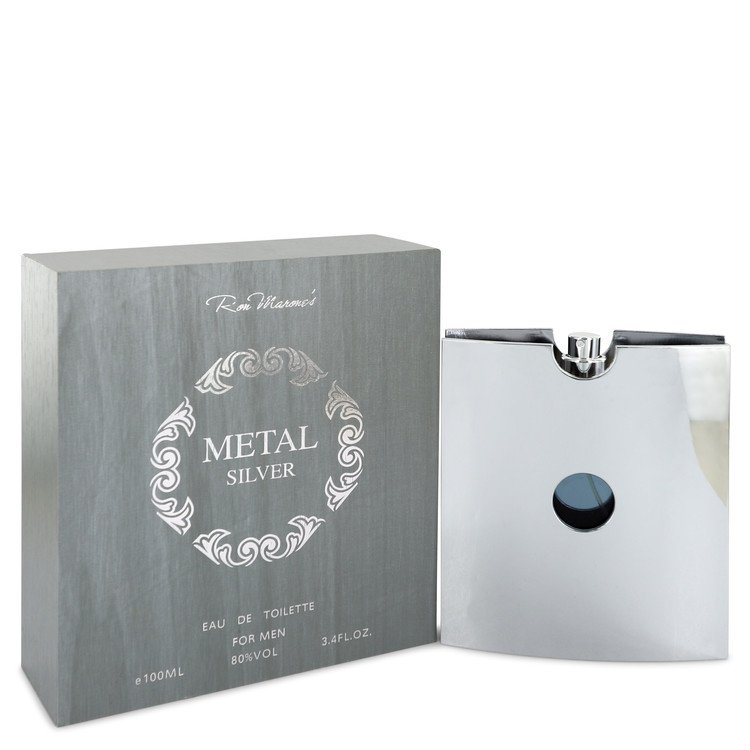 Metal Silver by Ron Marone Eau De Toilette Spray 3.4 oz Men