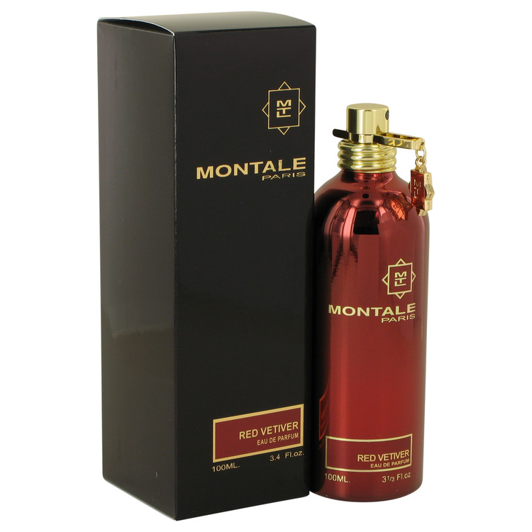 Montale Red Vetiver by Montale Eau De Parfum Spray 3.4 oz Men