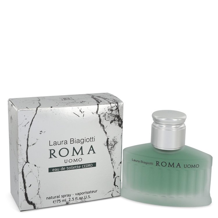 Roma Uomo Cedro by Laura Biagiotti Eau De Toilette Spray 2.5 oz Men