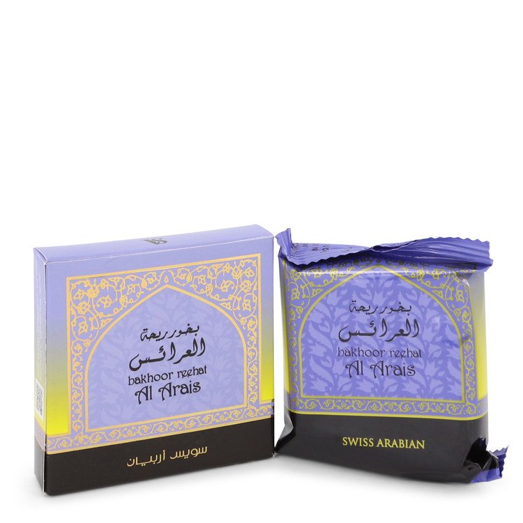 Swiss Arabian Reehat Al Arais by Swiss Arabian Bakhoor Incense 40 grams Men