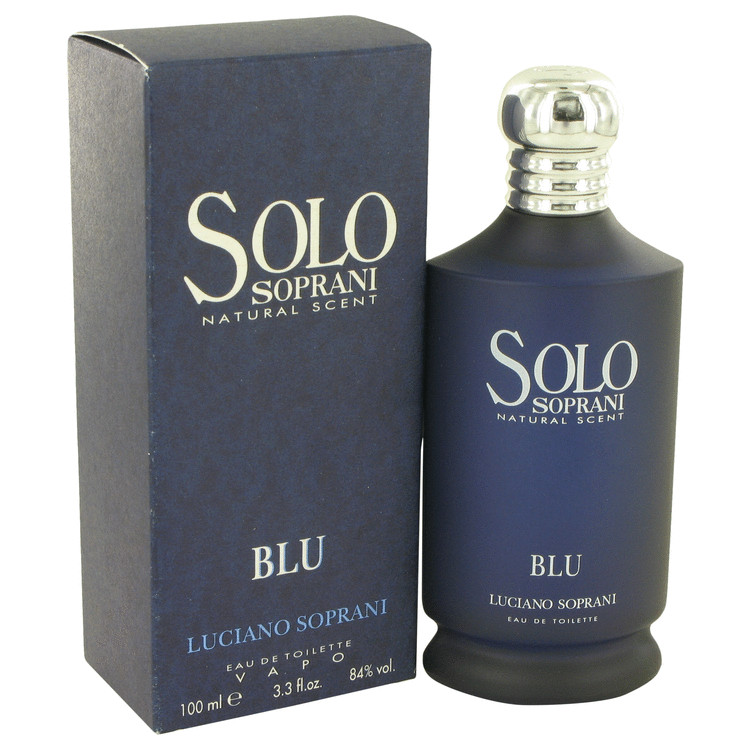 Solo Soprani Blu by Luciano Soprani Eau De Toilette Spray 3.3 oz Men