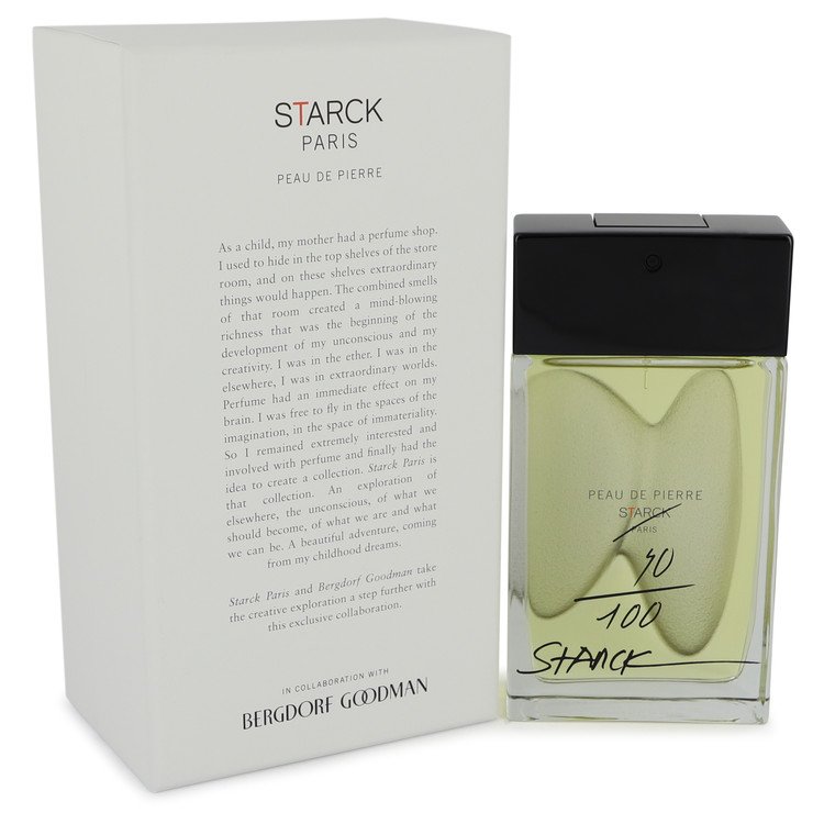 Peau De Pierre by Starck Paris Eau De Parfum Spray 3 oz Men