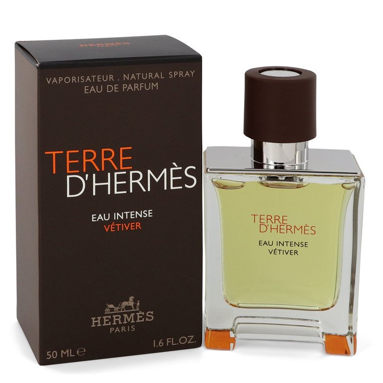 Terre D'hermes Eau Intense Vetiver by Hermes Eau De Parfum Spray 1.7 oz Men