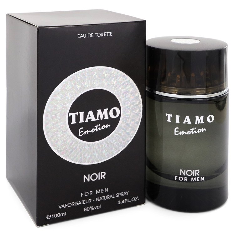 Tiamo Emotion Noir by Parfum Blaze Eau De Toilette Spray 3.4 oz Men