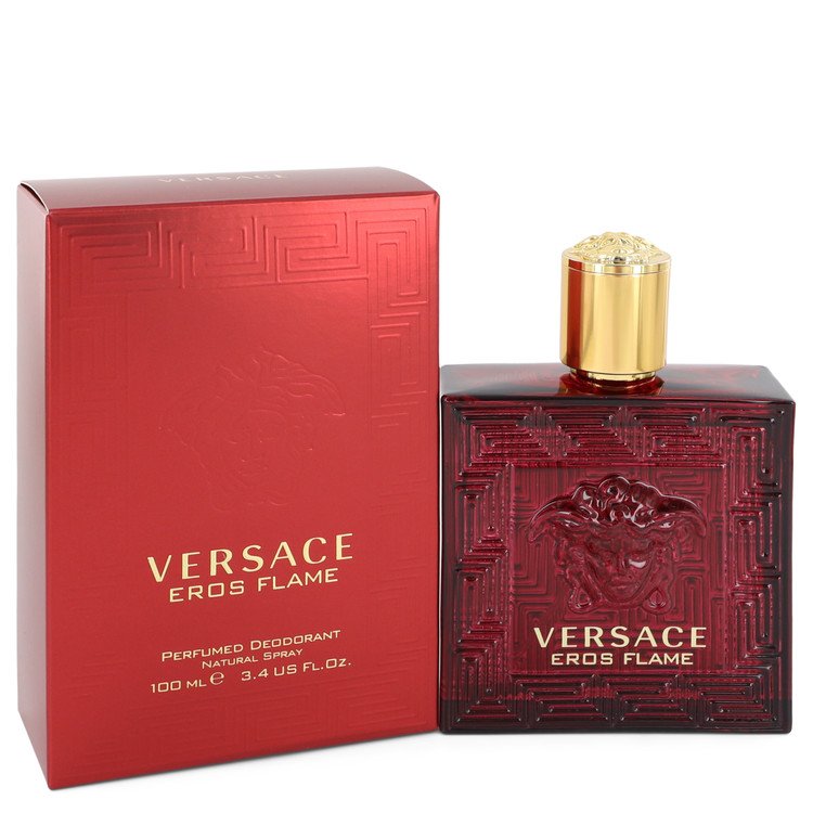 Versace Eros Flame by Versace Deodorant Spray 3.4 oz Men