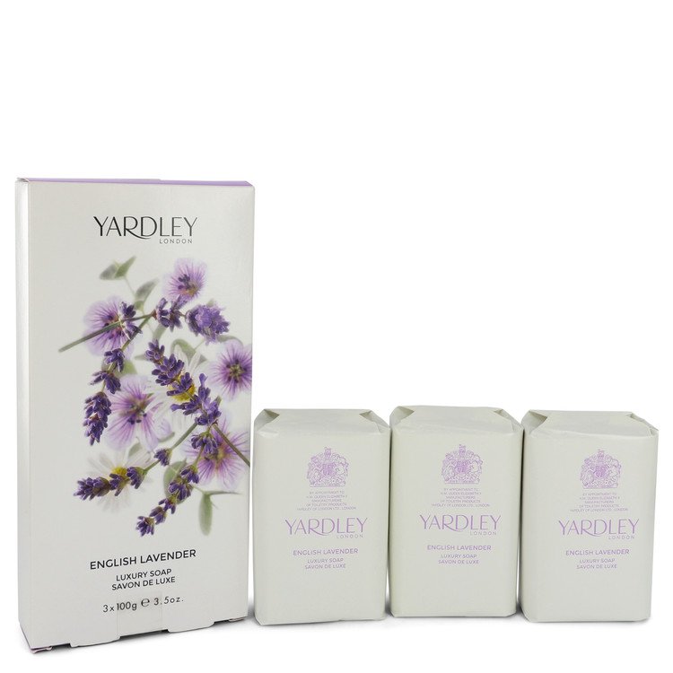 English Lavender by Yardley London 3 x 3.5 oz Soap 3.5 oz Women