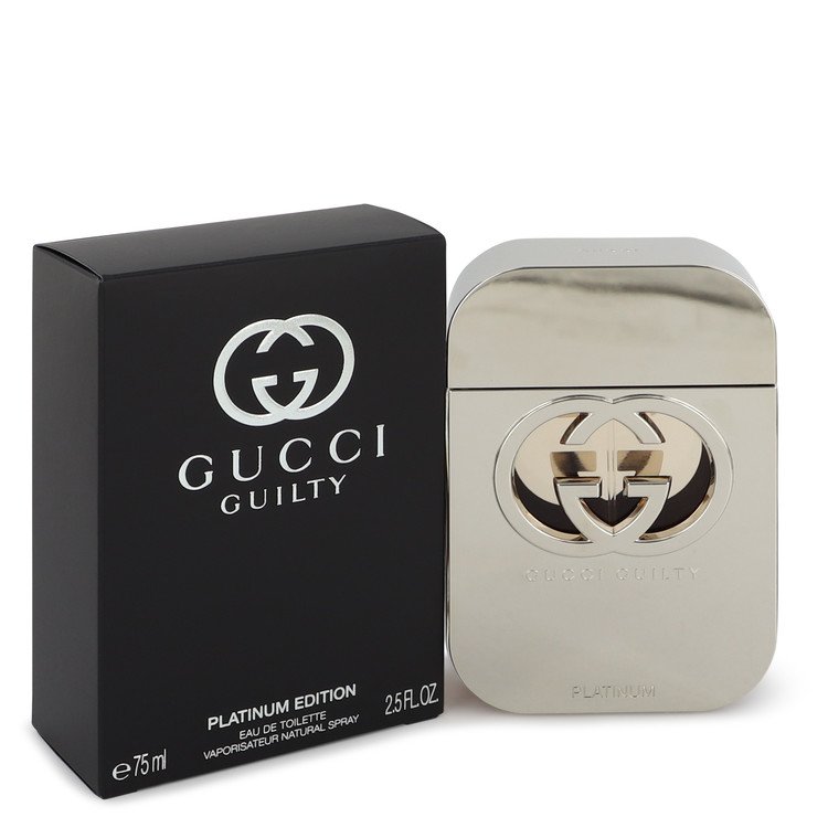 Gucci Guilty Platinum by Gucci Eau De Toilette Spray 2.5 oz Women