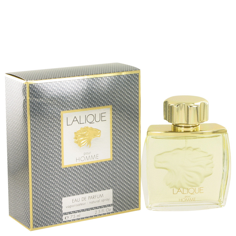 LALIQUE by Lalique Eau De Parfum Spray (LIon Head) 2.5 oz Men